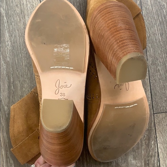 Joie Almond Toe Suede Monte Booties - Picture 6 of 8